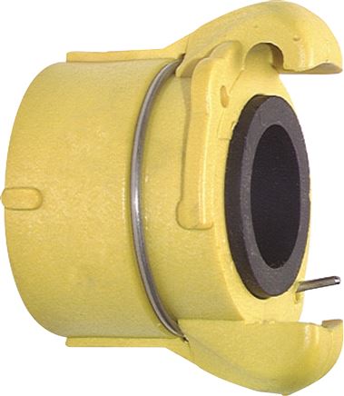 Exemplary representation: Sandblast coupling with female thread, nylon